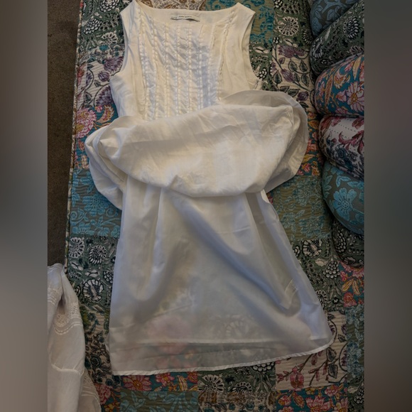 Zara White Contemporary Midi Dress - Picture 6 of 8
